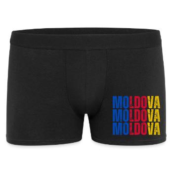 Moldovan flag, Moldovan pride - Men's Boxer Shorts - black - Front
