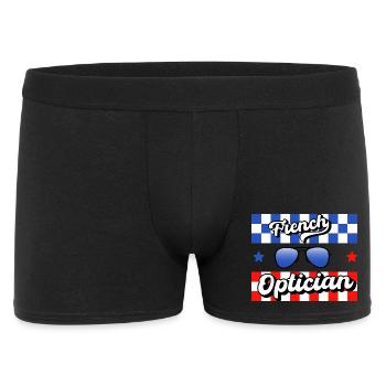 French Optician Profession Gift for Optician - Men's Boxer Shorts - black - Front