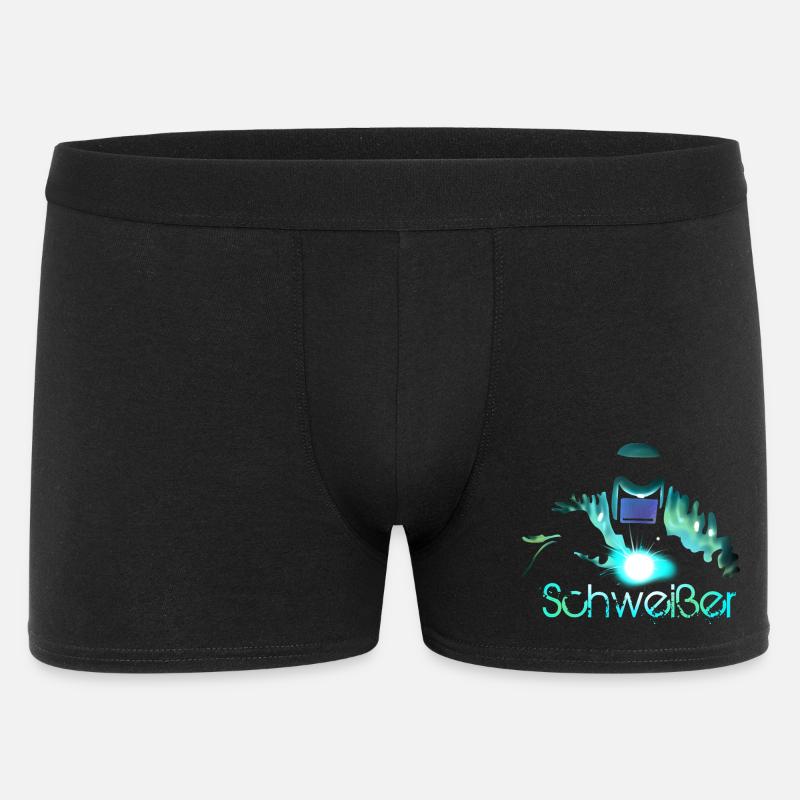 Schweißer - Männer Boxer Shorts - Schwarz