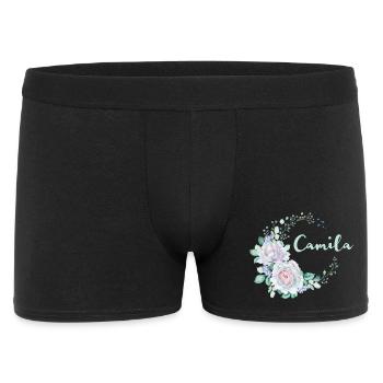 For Camila - Men's Boxer Shorts - black - Front