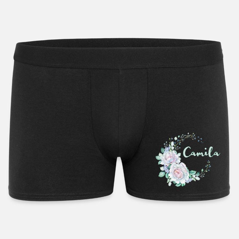 Für Camila - Männer Boxer Shorts - Schwarz