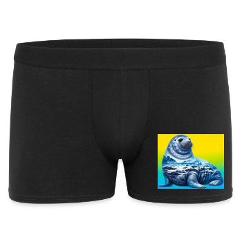 seal - Men's Boxer Shorts - black - Front