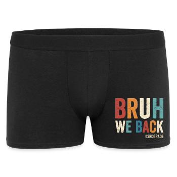 Frère, nous sommes de retour, 3e année, première école - Boxer Homme - noir - Devant