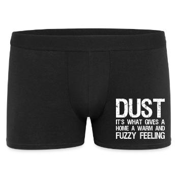 La poussière, c’est ce qui donne à une maison un aspect chaleureux et flou. - Boxer Homme - noir - Devant