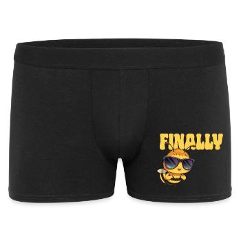 Bee - Men's Boxer Shorts - black - Front