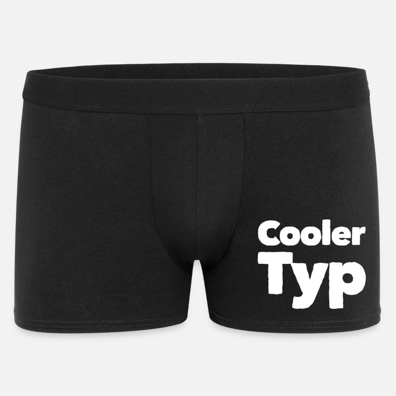 COOLER TYP - Männer Boxer Shorts - Schwarz