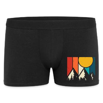 Randonnée Randonneur Alpiniste Cadeau - Boxer Homme - noir - Devant