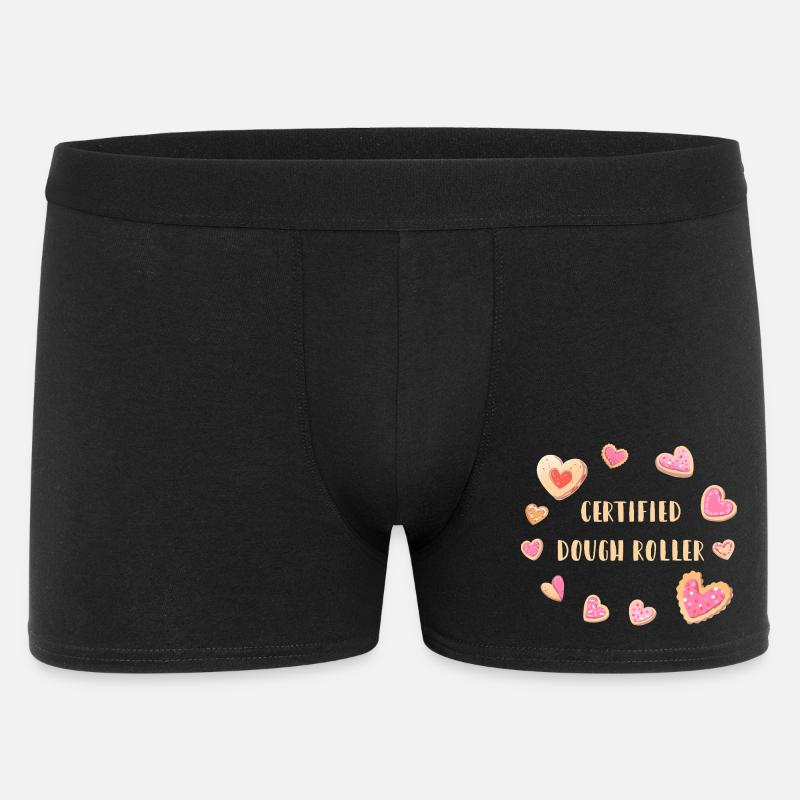 Certified Dough Roller - Cookies - Männer Boxer Shorts - Schwarz