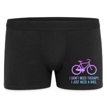 Citation de la pente de la thérapie à vélo - Boxer Homme - noir - Devant