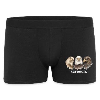Eagles screech Funny screech for Adlerliebha - Men's Boxer Shorts - black - Front
