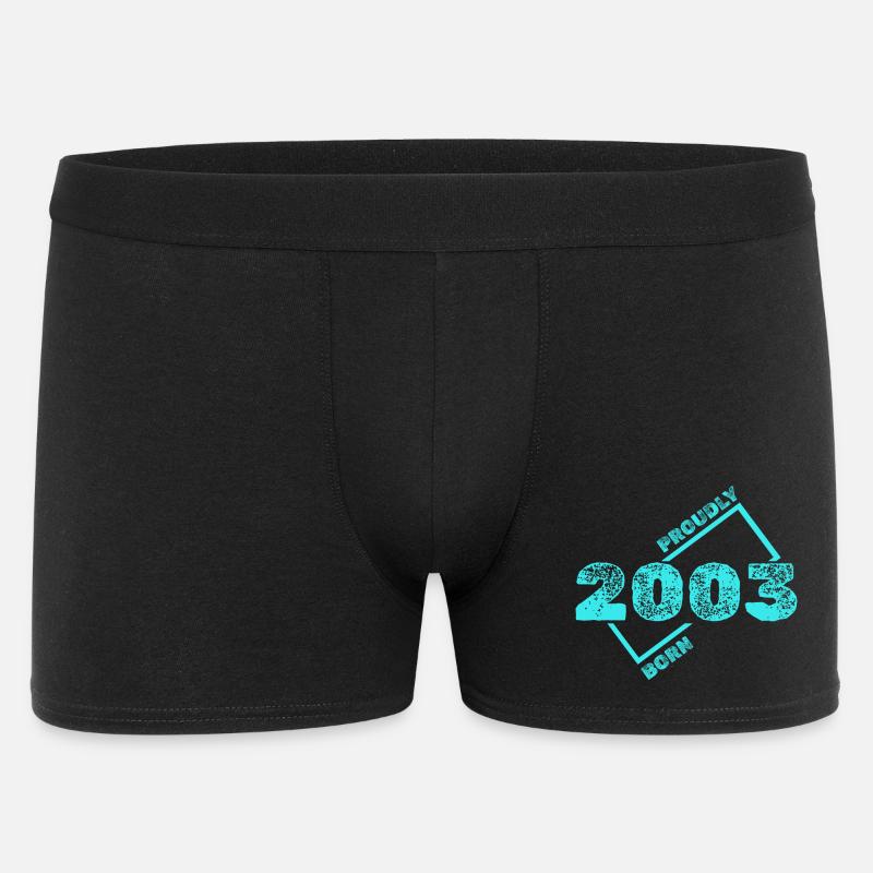 2003 - Männer Boxer Shorts - Schwarz