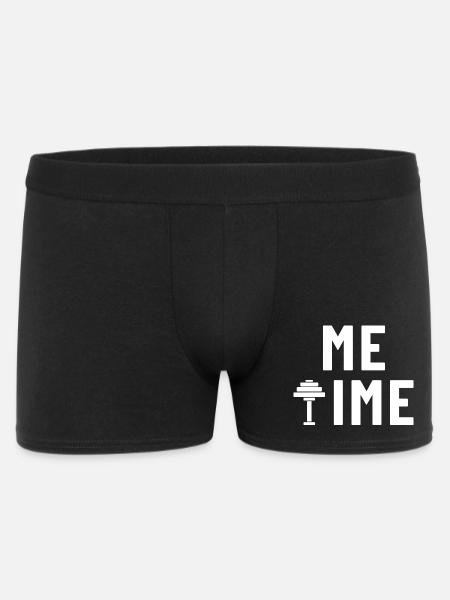 Me Time Dumbbell Gym - Men's Boxer Shorts - black
