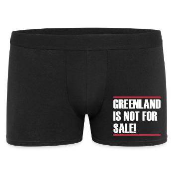 Greenland Is Not For Sale - Men's Boxer Shorts - black - Front