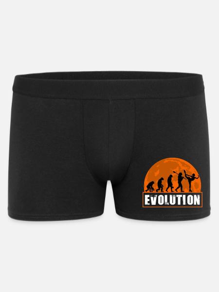 Entwicklung des Retro-Eiskunstläufers - Männer Boxer Shorts - Schwarz