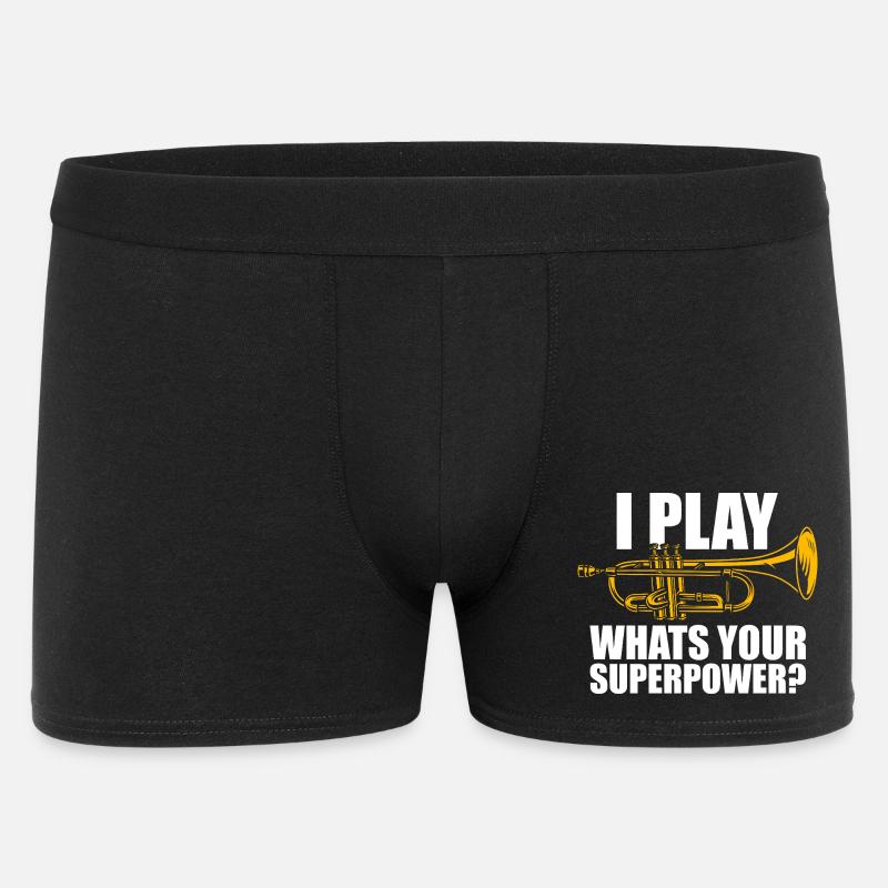 Je joue de la trompette - Boxer Homme - noir