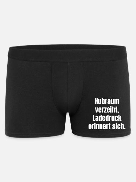 Displacement forgiving, boost pressure reminded - Men's Boxer Shorts - black