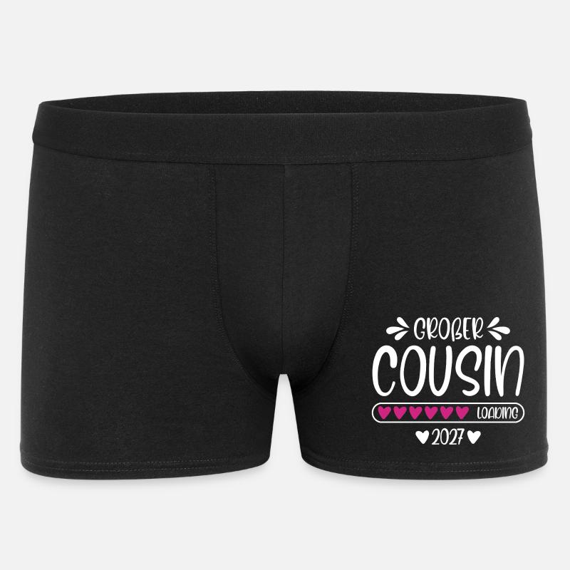 Big Cousin 2027 loading - Men's Boxer Shorts - black