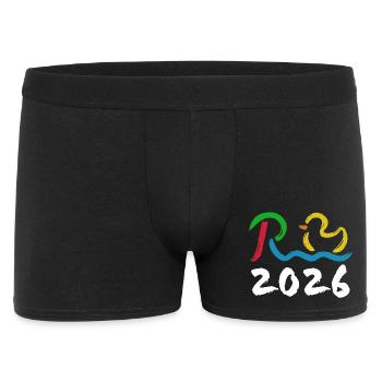 Rente 2026 - Retraite - Rente - Boxer Homme - noir - Devant