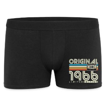 1966 Vintage Vintage Retro Birthday Gift - Men's Boxer Shorts - black - Front
