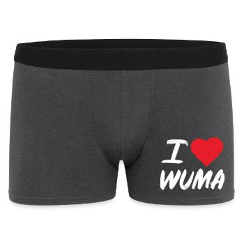 J’aime Wuma – Bad Dürkheim Wurstmarkt & Pfalz - Boxer Homme - charbon - Devant