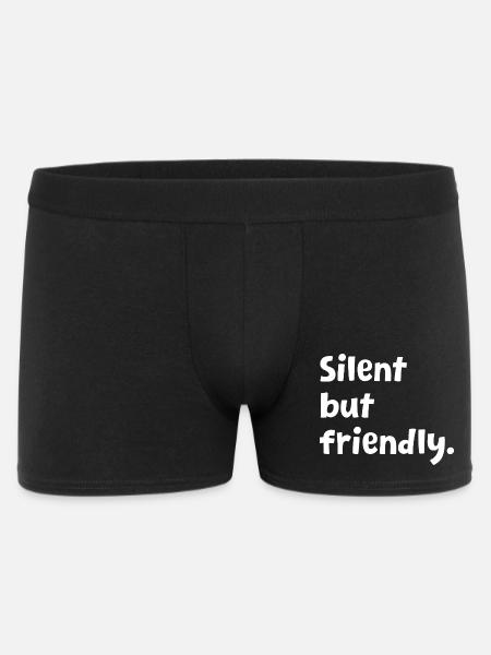 Introvert - Funny Introvert Design - Sarcastic - Men's Boxer Shorts - black