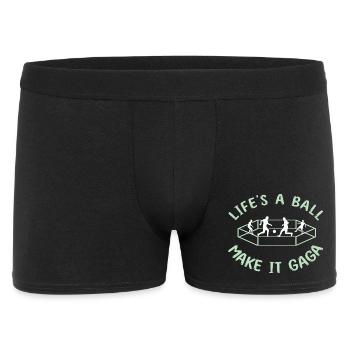 La vie est un ballon : Make It Gaga - Boxer Homme - noir - Devant