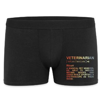 Veterinarian Meaning - Men's Boxer Shorts - black - Front
