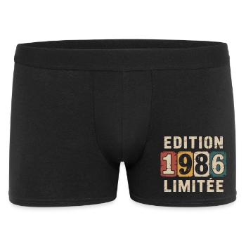 Edition 1986 Limitée - Boxer Homme - noir - Devant