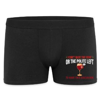 Pinot vs gauche polie : plus de discussions - Boxer Homme - noir - Devant