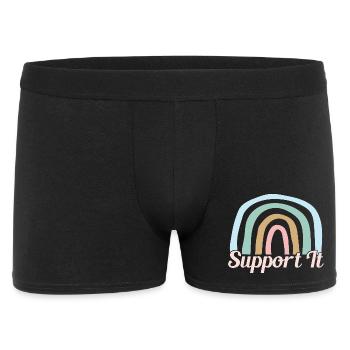 Social Worker Quote Support It Social Work - Men's Boxer Shorts - black - Front