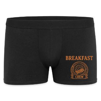Breakfast Crew Brunch Coffee Bacon Pancake - Men's Boxer Shorts - black - Front
