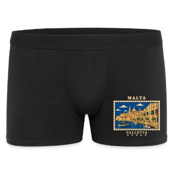 Marque de voyage vintage Malta Valletta - Boxer Homme - noir - Devant