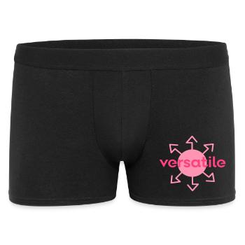 vielseitig - Männer Boxer Shorts - Schwarz - Vorne