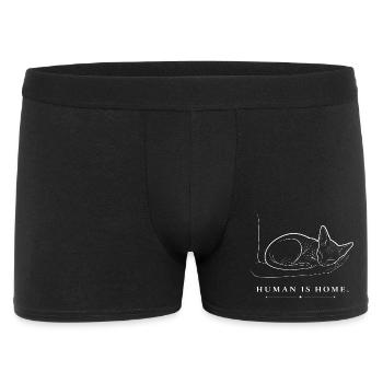 Sphynx Cat – Human Is Home - Men's Boxer Shorts - black - Front
