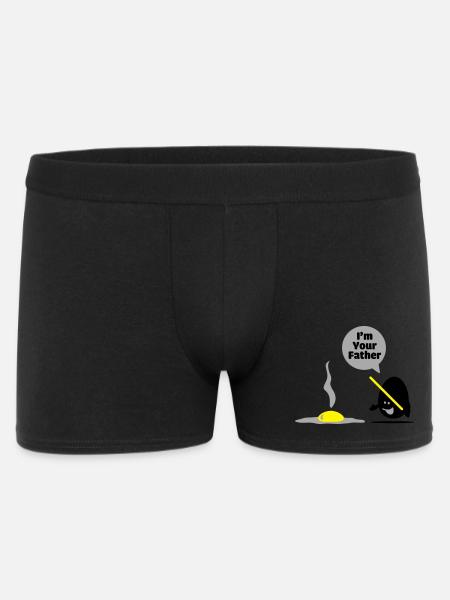 egg vader - Men's Boxer Shorts - black