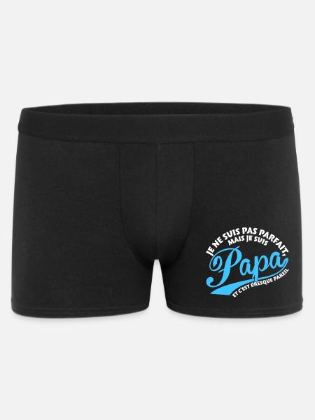 Parfait Papa - Boxer Homme - noir