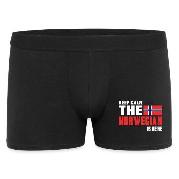 Keep Calm The Norwegian / Norway / Gift - Men's Boxer Shorts - black - Front