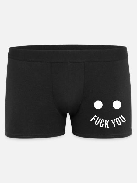 Fuck You Smile - Men's Boxer Shorts - black