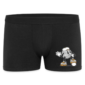 Boule Ball Pétanque Outfit for Bouler Boules - Men's Boxer Shorts - black - Front