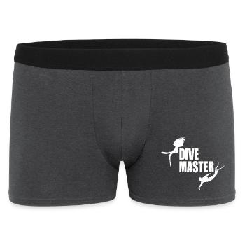 Divemaster Scuba Diving - Men's Boxer Shorts - charcoal grey - Front