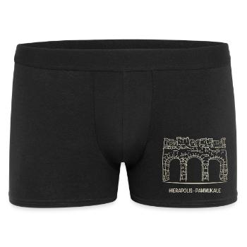 Turkey, Hierapolis Pammukale - Men's Boxer Shorts - black - Front