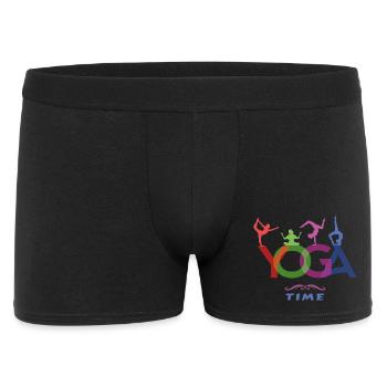 YOGA Time - Le temps du yoga - Boxer Homme - noir - Devant