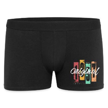 1957 Jahrgang Vintage Retro Geburtstag - Männer Boxer Shorts - Schwarz - Vorne