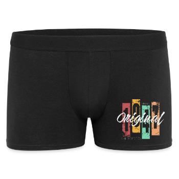 1947 Jahrgang Vintage Retro Geburtstag - Männer Boxer Shorts - Schwarz - Vorne