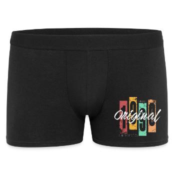 1990 Vintage Retro Anniversaire - Boxer Homme - noir - Devant