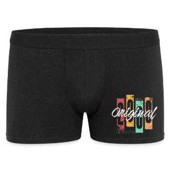 2008 Vintage Retro Anniversaire - Boxer Homme - noir - Devant