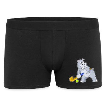 Hippopotamus Hockey sur gazon Stick - Boxer Homme - noir - Devant