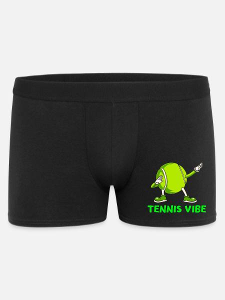 Tennis, Tennisball, Tennisfan - Männer Boxer Shorts - Schwarz