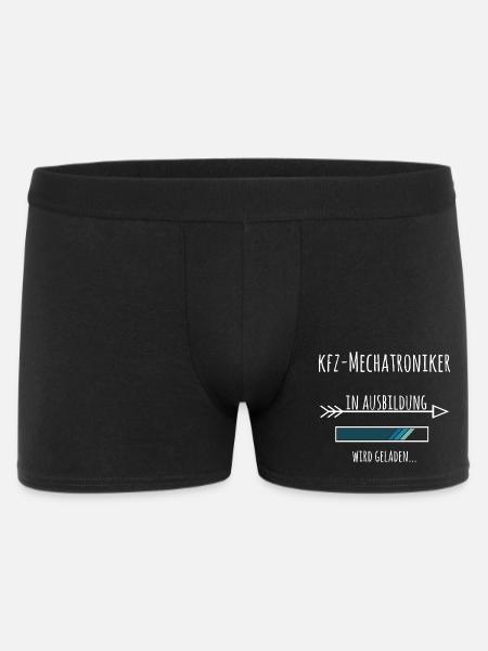 Kfz Mechatroniker Ausbildung Beruf Geschenk - Männer Boxer Shorts - Schwarz