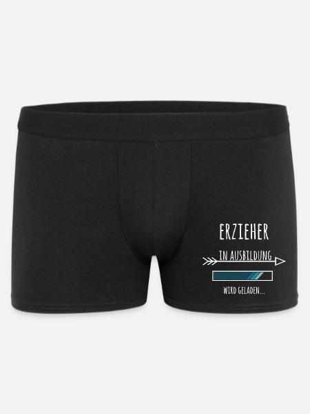 Erzieher Ausbildung Beruf Kindergarten KITA - Männer Boxer Shorts - Schwarz